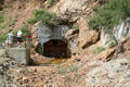 Argo tunnel built 1893 to carry water out of mines at Argo Gold Mine & Mill. Idaho Springs, CO.