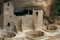 Towers & Kivas of Cliff Palace in Mesa Verde National Park. CO