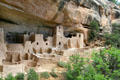 Architecture of Cliff Palace in Mesa Verde National Park. CO.