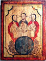 Holy Trinity painting by José Aragón at Colorado Springs Fine Arts Center. Colorado Springs, CO.
