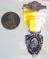 Zebulon Montgomery Pike medal & Colorado Springs souvenir at Colorado Springs Pioneers Museum. Colorado Springs, CO.