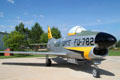 North American F-86L Sabre Dog interceptor at Peterson Air & Space Museum. Colorado Springs, CO.