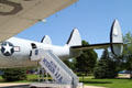 Triple tail of Lockheed EC-121T Warning Star Constellation at Peterson Air & Space Museum. Colorado Springs, CO.