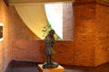 Sculpted space & sculpture of girl at Sangre de Cristo Arts Museum. Pueblo, CO.