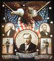 Woodrow Wilson on poster for Brave Boys of World War I at Pueblo Union Depot Museum. Pueblo, CO.