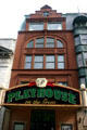 Playhouse on the Green attached to Victorian building at State St. & Markle Cr. Bridgeport, CT.