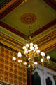 House chandelier in Connecticut State Capitol. Hartford, CT.