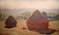Grainstacks, in Bright Sunlight by Claude Monet at Hill-Stead Museum. Farmington, CT.