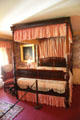Canopied bed in Mulberry Suite at Hill-Stead Museum. Farmington, CT.