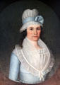 Portrait of Patty Olcott Butler wife of Normand Butler attrib. Joseph Steward at Butler-McCook House Museum. Hartford, CT