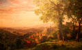 Scene near Olevano, Italy painting by Albert Bierstadt at Butler-McCook House Museum. Hartford, CT.