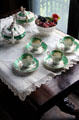 Tea service at Isham-Terry House Museum. Hartford, CT.
