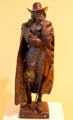 Jacob Leisler portrait sculpture by Solon H. Borglum at New Britain Museum of American Art. New Britain, CT.