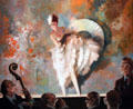 French Vaudeville painting by Everett Shinn at New Britain Museum of American Art. New Britain, CT.