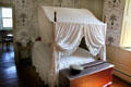 Canopied bed at Dr. Hezekiah Chaffee House. Windsor, CT.