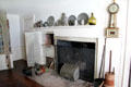 Kitchen fireplace at Oliver Ellsworth Homestead Museum. Windsor, CT.