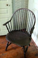 Windsor chair at Oliver Ellsworth Homestead Museum. Windsor, CT.