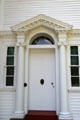 Neoclassical door of Phelps-Hathaway House. Suffield, CT.