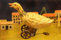 Antique windup rolling duck toy at Isaac Stevens House. Wethersfield, CT.