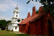 Clock tower Museum & Blacksmith shop among the buildings collected by the Boothe Brothers. Stratford, CT.