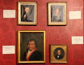 Early American portraits by Obadiah Dickinson at Deep River Museum. Deep River, CT.
