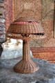 Basket lamp at Gillette Castle State Park. East Haddam, CT.