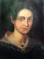 Portrait of Maryann Thomas, first wife of Isaac Arnold at Thankful Arnold House. Haddam, CT.