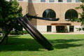 Modern sculpture before Henry R. Luce Hall. New Haven, CT.