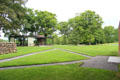 Footpaths designed for Philip Johnson Glass House. New Canaan, CT.