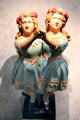 Sisters figurehead at Mystic Seaport art museum. Mystic, CT.