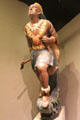 Indian figurehead from ship Seminole at Mystic Seaport art museum. Mystic, CT.