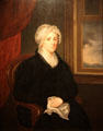 Portrait of Mary Hubbard Nevins by Rembrandt Peale at Lyman Allyn Art Museum. New London, CT.