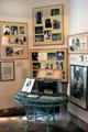 Dramatist Eugene O'Neill display at Monte Cristo Cottage. New London, CT.