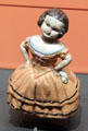 Rubber doll made from vulcanized rubber at Mattatuck Museum. Waterbury, CT.