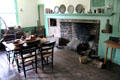 Kitchen of Rider House at Danbury Museum & Historical Society. Danbury, CT.