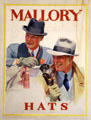 Mallory Hats poster at Danbury Museum & Historical Society. Danbury, CT.