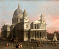 St Paul's Cathedral painting by Canaletto at Yale Center for British Art. New Haven, CT.