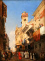 Corso Sant'Anastasia, Verona painting by Richard Parkes Bonington at Yale Center for British Art. New Haven, CT.