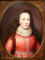 Portrait of unknown woman by Cornelius Johnson at Yale Center for British Art. New Haven, CT.