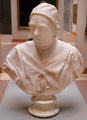 Marble bust of Pope Clement XIV by Christopher Hewetson at Yale Center for British Art. New Haven, CT.