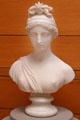 Marble bust of Aurora by John Gibson at Yale Center for British Art. New Haven, CT.