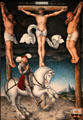 Crucifixion with Converted Centurion painting by Lucas Cranach the Elder of Germany at Yale University Art Gallery. New Haven, CT.