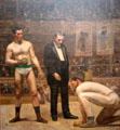 Taking the Count painting by Thomas Eakins at Yale University Art Gallery. New Haven, CT.