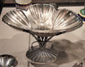 Silver-plated compote by Meriden Britannia Co of Meriden, CT at Yale University Art Gallery. New Haven, CT.