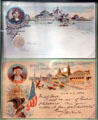Postcards from Chicago World Columbian Exposition at Knights of Columbus Museum. New Haven, CT.