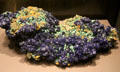 Azurite sample in mineral collection at Yale Peabody Museum. New Haven, CT.
