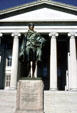 Alexander Hamilton statue at Treasury Building. Washington, DC.