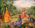 Jeunes Filles Jouant au Volant painting by Pierre-Auguste Renoir at Corcoran Gallery of Art. Washington, DC.