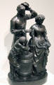 Taking the Oath & Drawing Rations bronze sculpture by John Rogers at Corcoran Gallery of Art. Washington, DC.