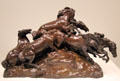 Mares of Diomedes bronze sculpture by Gutzon Borglum at Corcoran Gallery of Art. Washington, DC.